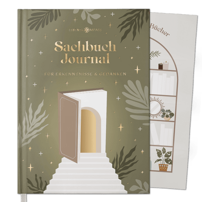 Sachbuchjournal mit Poster - für 40 Bücher